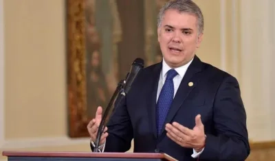 El presidente de la República, Iván Duque.