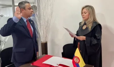 El alcalde encargado Juan Camilo Restrepo.