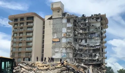 Así quedaron las torres de los edificios. 