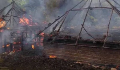 Así quedaron las viviendas.