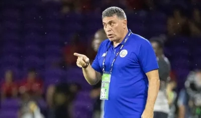 Luis Fernando Suárez, técnico colombiano. 