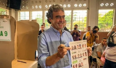 El candidato presidencial Sergio Fajardo.