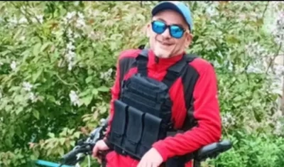 Arif Bagirov, ucraniano que huyó en bicicleta.