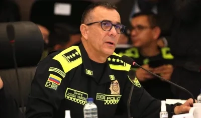 General Jorge Luis Vargas, Director de la Policía Nacional.