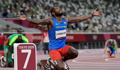 Anthony Zambrano, atleta del Atlántico. 