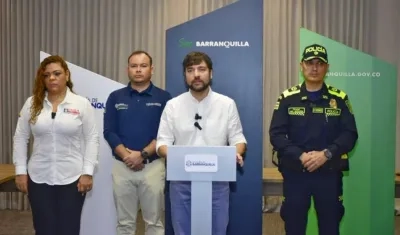 Jaime Pumarejo, en rueda de prensa