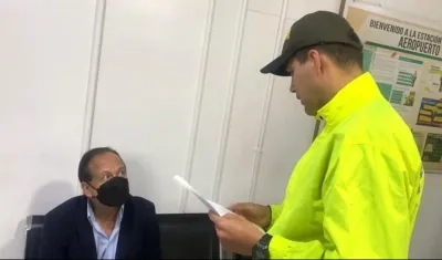 Jorge Hernández Cassis, tras ser capturado.