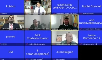 Audiencia virtual de legalización de captura.