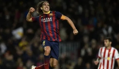 Carles Puyol, excapitán del Barcelona. 