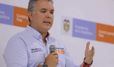 Iván Duque, presidente de Colombia.