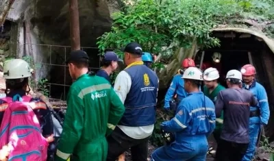 Mina El Mestizo, sitio de la tragedia.