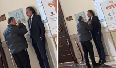 Roy Barreras y Armando Benedetti.