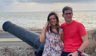 Claudia Aguilera y Marcelo Pecci, el fiscal paraguayo asesinado en Barú.