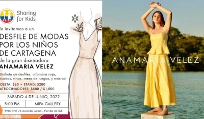 Imagen del evento y de Anamaria Vélez.