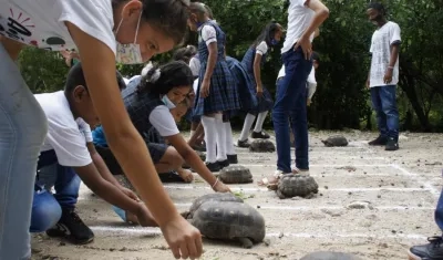 Niños que participaron de la actividad. 