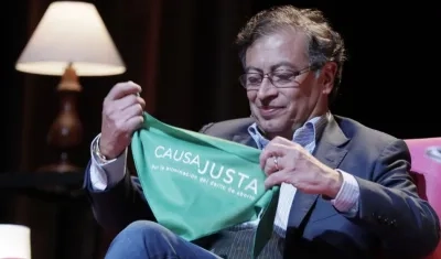 El candidato presidencial Gustavo Petro.