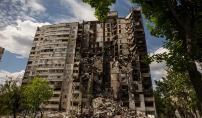 Una de las postales de la guerra.