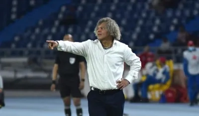 Alberto Gamero, DT de Millonarios.