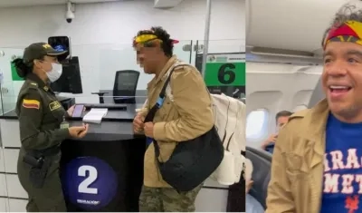 El pasajero que amenazó a la tripulación.