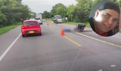 Accidente de tránsito ocurrido en la Vía Oriental, entre Palmar de Varela y Ponedera