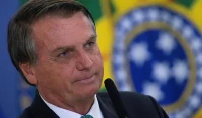 El jefe de Estado de Brasil, Jair Bolsonaro.