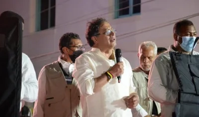 El candidato presidencial Gustavo Petro.