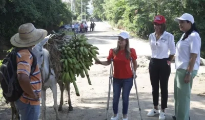 La gobernadora del Atlántico, Elsa Noguera.