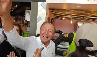 Rodolfo Hernández en Barranquilla.