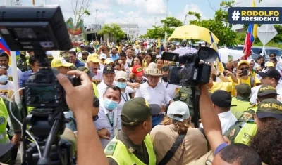 Rodolfo Hernández en Barranquilla
