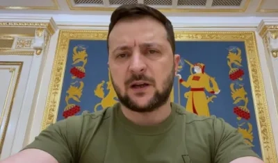 El presidente de Ucrania, Volodímir Zelenski.