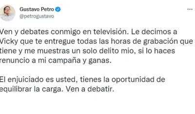 Petro reta a Hernández