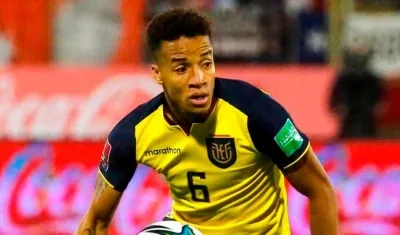 Byron Castillo, jugador de la selección Ecuador. 