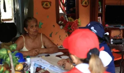 Censo del Sisben en Barranquilla.