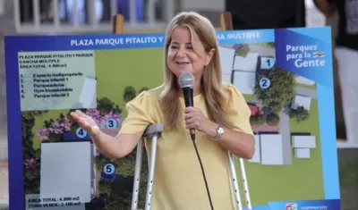 Gobernadora Elsa Noguera. 