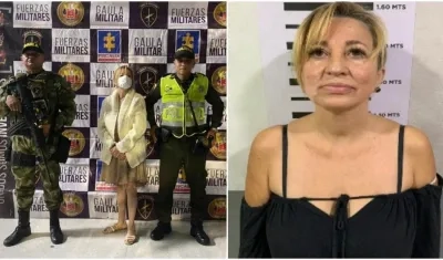 Maribel Duarte Arias, capturada. 