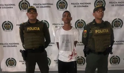 Jorge Isaac De La Rosa Gutiérrez, el capturado.