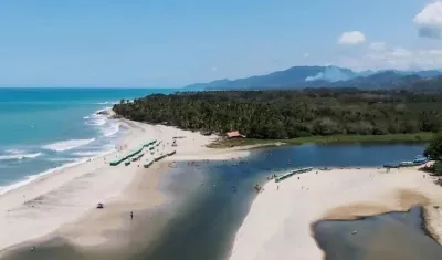 Desembocadura del río Buritaca.