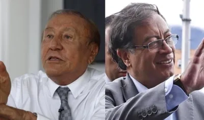 Los candidatos Rodolfo Hernández y Gustavo Petro.