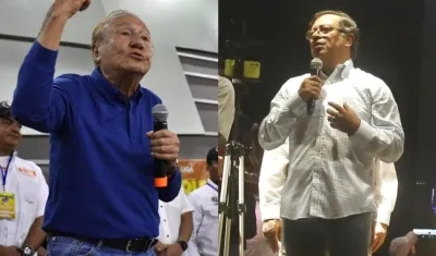 Rodolfo Hernández y Gustavo Petro.