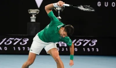 Novak Djokovic, tenista serbio. 