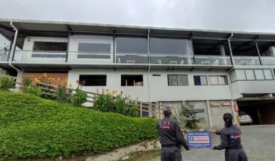 Operativo de la Fiscalía en la ocupación de bienes del Senador Mario Castaño Pérez.