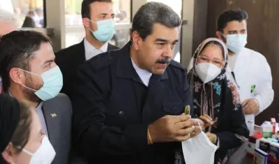 El Presidente de Venezuela, Nicolás Maduro.