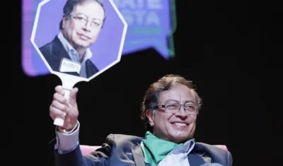 El candidato presidencial Gustavo Petro.