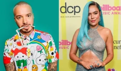 J Balvin y Karol G.