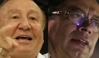 Rodolfo Hernández y Gustavo Petro.