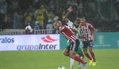 Acción del partido en Medellín.