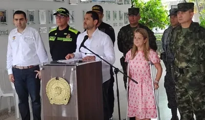 El Ministro del Interior, Daniel Palacios.