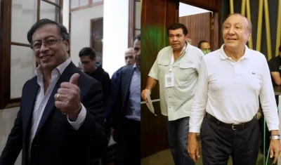 Gustavo Petro y Rodolfo Hernández.