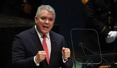 Iván Duque, presidente de Colombia.