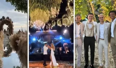 Imágenes de la boda.